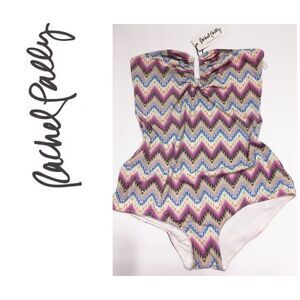 Rachel Pally zig zag swimsuit. NWT